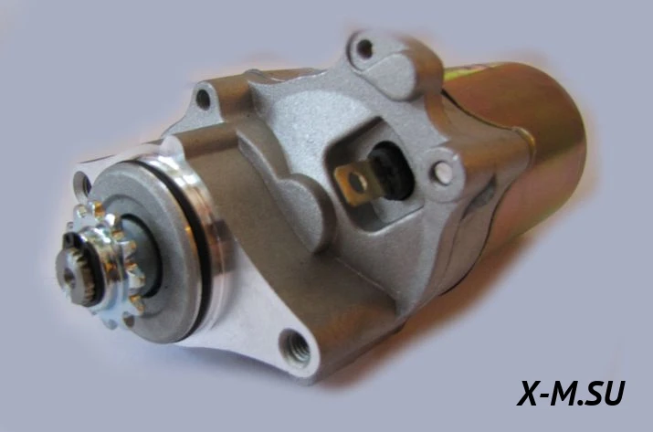 Электростартер 4Т 153FMI, 154FMI, 156FMJ двигатель YX125, YX140 (эл.стартер) 12зуб. Электростартер 4Т 153FMI, 154FMI, 156FMJ двигатель YX125, YX140 (эл.стартер) 12зуб.