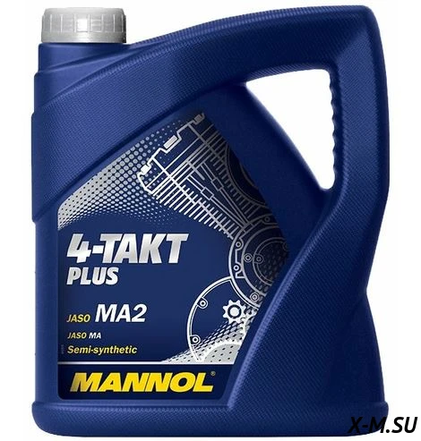 Масло Mannol моторное 4T п/с 10w40 PLUS 4л Масло Mannol моторное 4T п/с 10w40 PLUS 4л