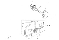 Масляный насос КВАДРОЦИКЛА STELS ATV 110 D (603)